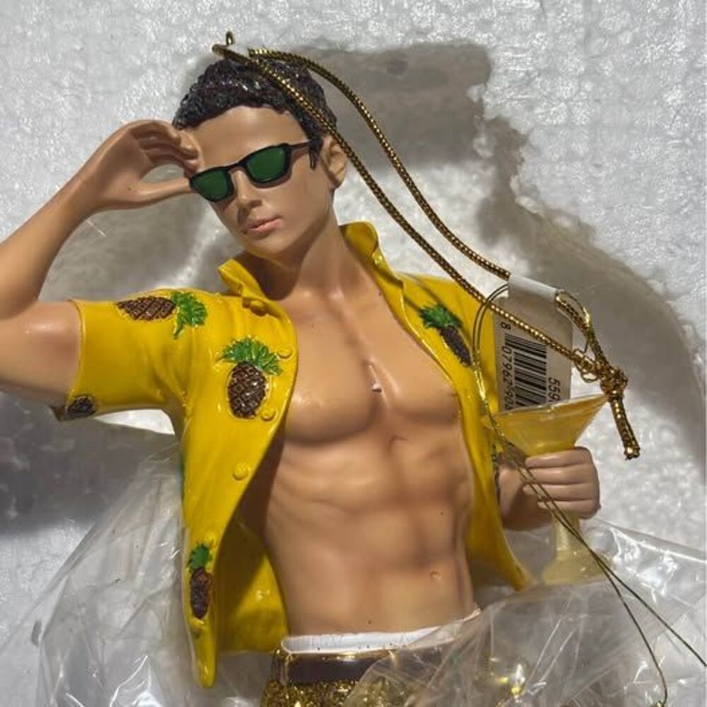 December Diamonds Aloha Merman Christmas Ornament 2014 – Original Box